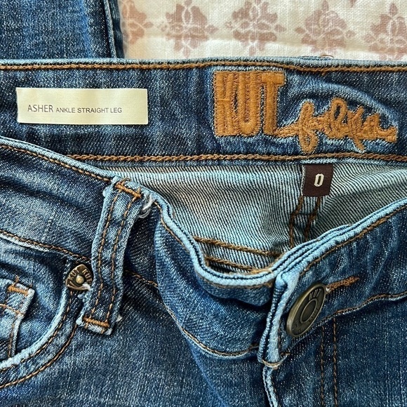 KUT from the KLOTH Asher Ankle Straight Leg Women's Size 0 Distressed Jeans - Picture 5 of 17